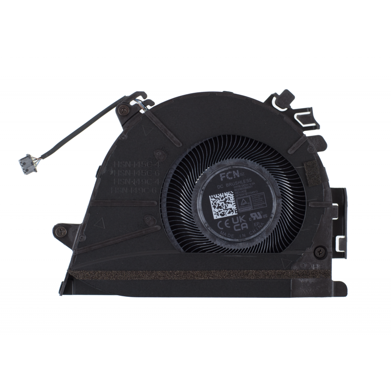 Вентилятор (кулер) 6033B0129701 DFS5L22H15B855 FP7R для ноутбука HP EliteBook 840 G9, 860 G9, 865 G9, HSN-I45C-4, HSN-I49C-6, HSN-I49C-4 Orig!