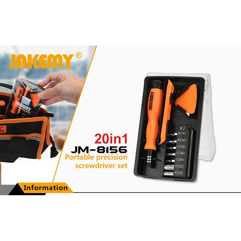 Набор инструментов Jakemy JM-8156 20 в 1