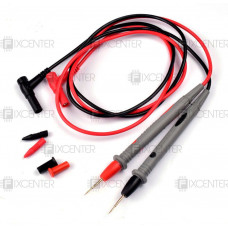 Щупы для мультиметра и тестера 106см CAT.III 20A 1000V (черный + красный) тонкие