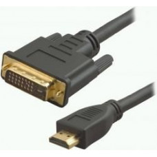 Кабель Atcom (AT3810) DVI-HDMI (мама/папа) 1.8м, черный