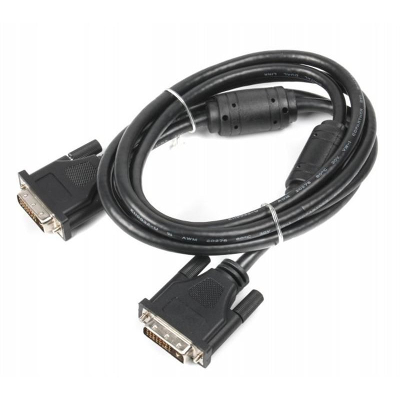 Кабель Viewcon (VD106) DVI-DVI (мама/мама) 1.8м, черный