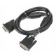 Кабель Viewcon (VD106) DVI-DVI (мама/мама) 1.8м, черный