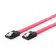 Кабель передачи данных Cablexpert SATA - SATA 30см (CC-SATAM-DATA-0.3M) прямой с клипсой (защелкой)