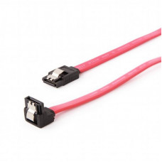 Кабель передачи данных Cablexpert SATA - SATA 30см (CC-SATAM-DATA90-0.3M) угловой с клипсой (защелкой)