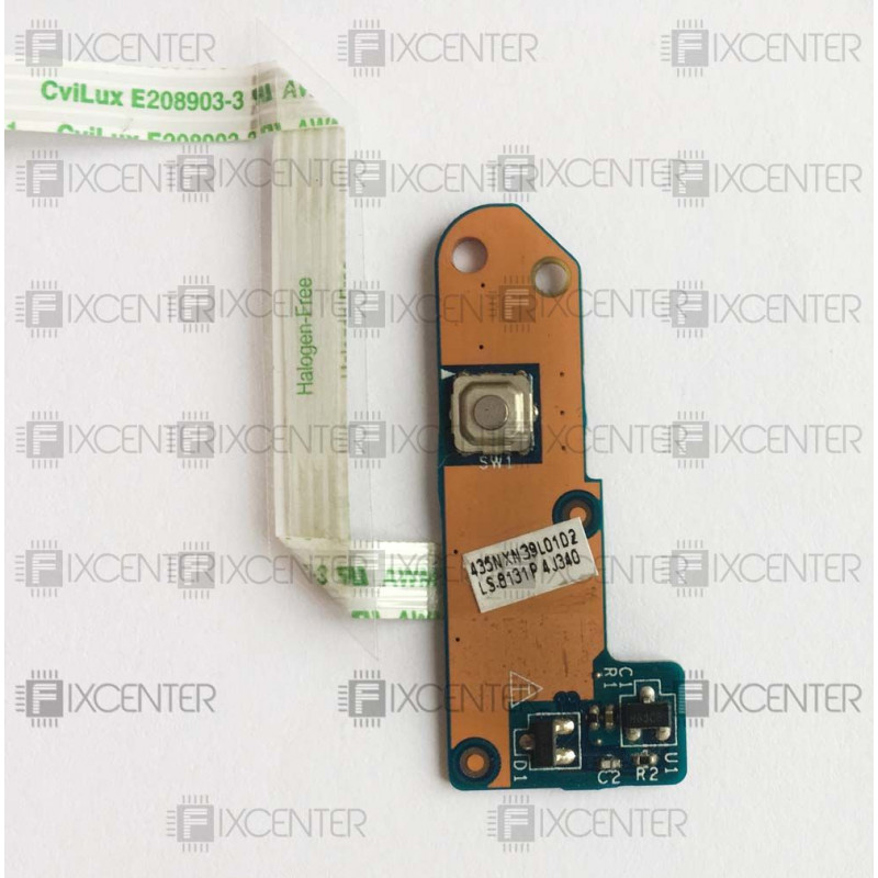 Плата с кнопкой включения Lenovo Thinkpad E430, E530, E535, E545 (LS-8131P) Разборка