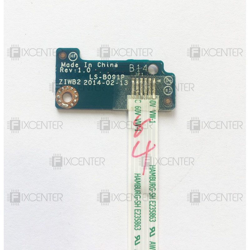 Плата с кнопкой включения Lenovo B50-30, B50-70, B50-80 (LS-B098p, LS-B091P)