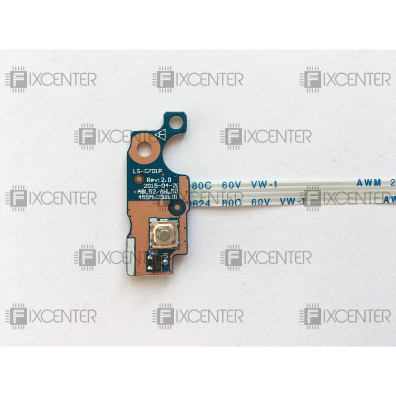 Плата с кнопкой включения HP Pavilion 5-ac, 15-af, 15-ay, 15-ba, 250 G4, 250 G5 (LS-C701P)