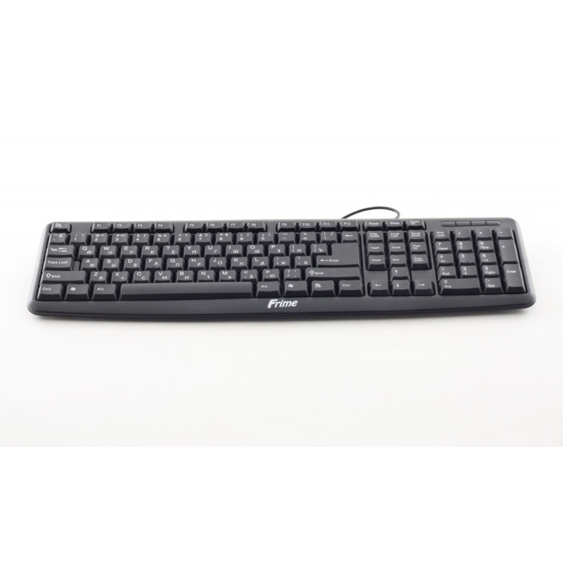 Клавиатура Frime FKBS-002 USB; RUS/UKR, Black