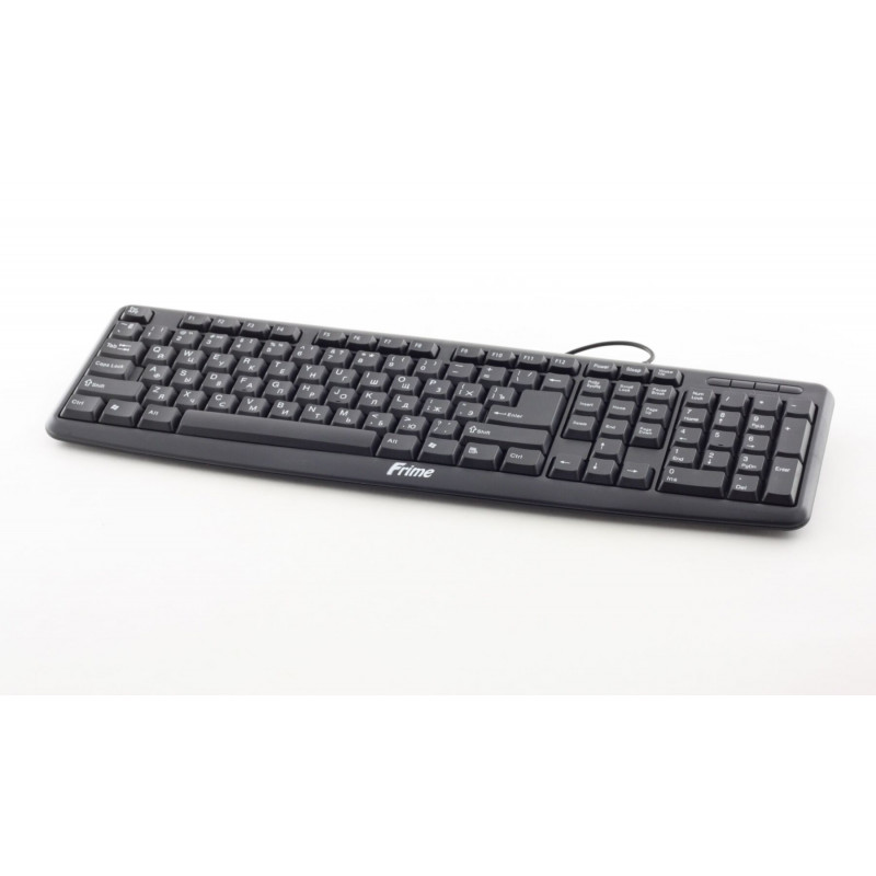 Клавиатура Frime FKBS-002 USB; RUS/UKR, Black