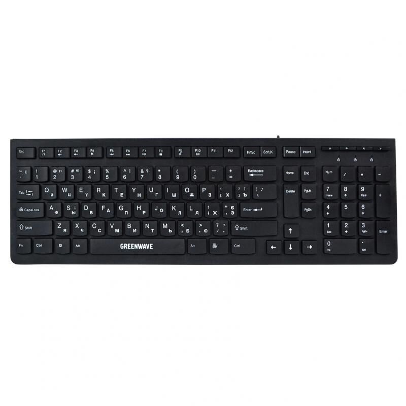 Клавиатура Greenwave KB-FN-401 (R0015249) Black USB