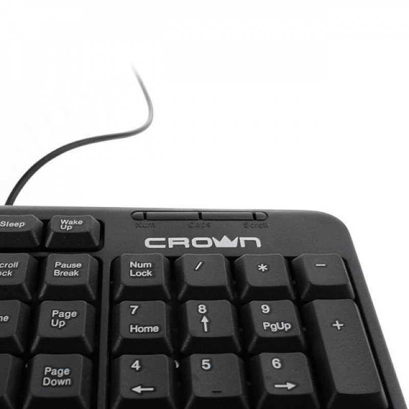 Комп'ютерна клавіатура CROWN CMK-02 чорна