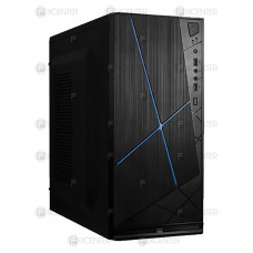Корпус для ПК (корпус компьютера) Logicpower 2013-400W 12см, 2xUSB2.0, Black с БП 400W, Нет, Midi Tower, Нет, ATX, Металл с сеткой, Верхнее