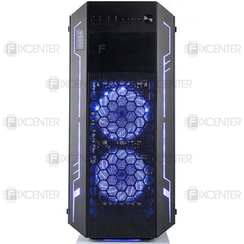 Корпус для ПК (корпус компьютера) Vinga Ark LED без БП, Да, Full Tower, Да, ATX, E-ATX, Micro-ATX, Mini-ITX, Стеклянная стенка, Нижнее