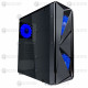 Корпус для ПК (корпус компьютера) 1stPlayer F4-A1 Blue LED без БП, Да, Midi Tower, Да, ATX, Micro-ATX, Стеклянная стенка, Нижнее