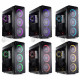Корпус для ПК (корпус компьютера) Vinga Gryphon LED без БП, Да, Midi Tower, Да, ATX, Micro-ATX, Mini-ITX, Стеклянная стенка, Нижнее