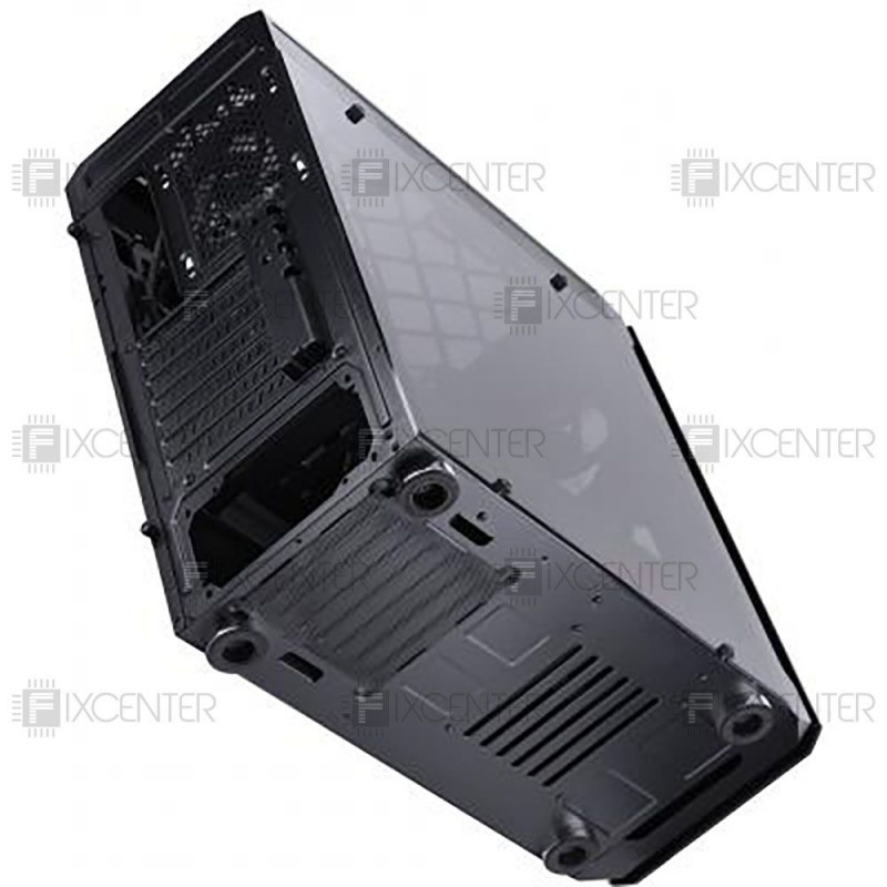 Корпус для ПК (корпус компьютера) Vinga Gryphon LED без БП, Да, Midi Tower, Да, ATX, Micro-ATX, Mini-ITX, Стеклянная стенка, Нижнее