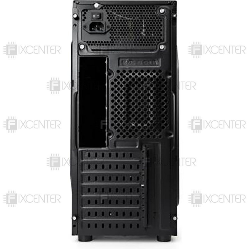Корпус для ПК (корпус компьютера) Vinga CS110B + БП 400W, Нет, Midi Tower, Нет, ATX, Micro-ATX, Mini-ITX, Металл с сеткой, Верхнее