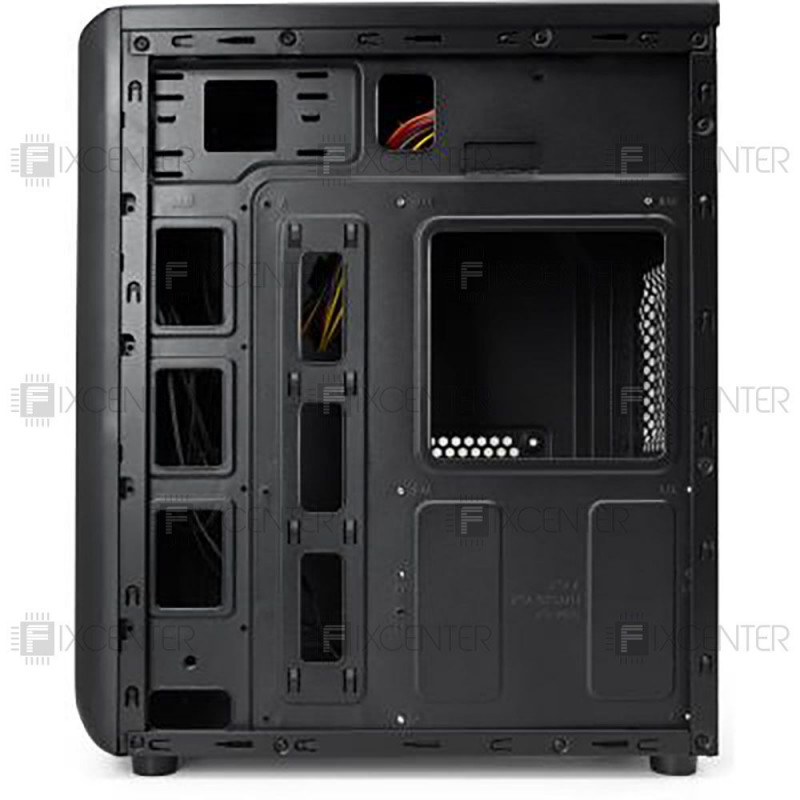 Корпус для ПК (корпус компьютера) Vinga CS110B + БП 400W, Нет, Midi Tower, Нет, ATX, Micro-ATX, Mini-ITX, Металл с сеткой, Верхнее