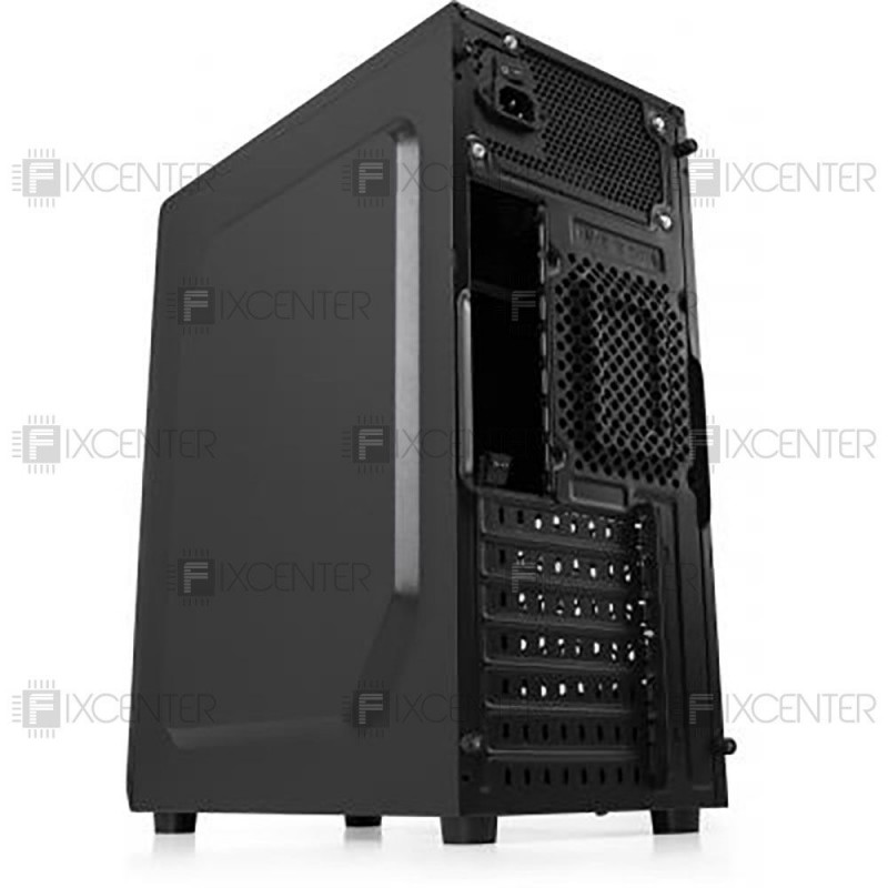 Корпус для ПК (корпус компьютера) Vinga CS110B + БП 400W, Нет, Midi Tower, Нет, ATX, Micro-ATX, Mini-ITX, Металл с сеткой, Верхнее