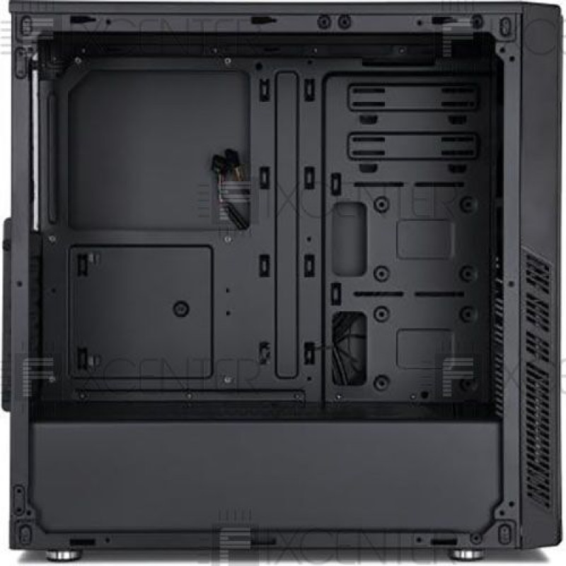 Корпус для ПК (корпус компьютера) Vinga BlackGold без БП, Нет, Midi Tower, Да, ATX, Micro-ATX, Метал со стеклом, Нижнее