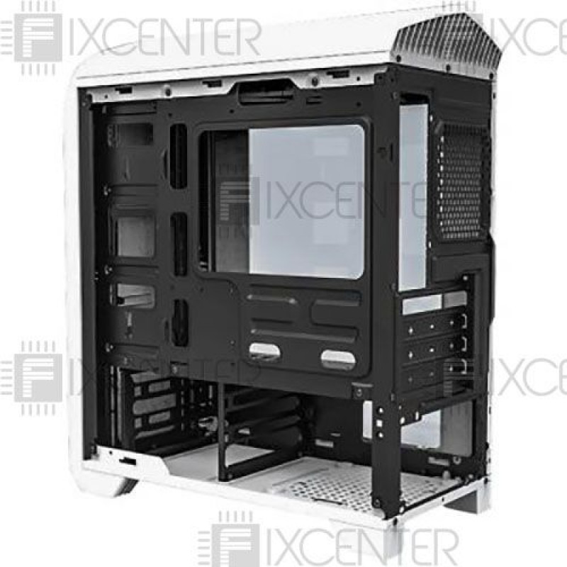 Корпус для ПК (корпус компьютера) GAMEMAX H601-WB без БП, Да, Midi Tower, Да, Micro-ATX, Метал со стеклом, Нижнее