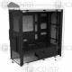 Корпус для ПК (корпус компьютера) GAMEMAX H601-WB без БП, Да, Midi Tower, Да, Micro-ATX, Метал со стеклом, Нижнее