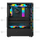Корпус для ПК (корпус компьютера) 1stPlayer Rainbow V2-A-R1 Color LED Black без БП, Да, Midi Tower, Да, ATX, Micro-ATX, Mini-ITX, Стеклянная стенка, Нижнее
