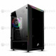 Корпус для ПК (корпус компьютера) 1stPlayer H5-R1 Color LED Black без БП, Да, Midi Tower, Да, ATX, Micro-ATX, Стеклянная стенка, Нижнее