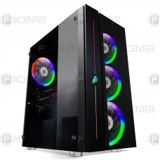 Корпус для ПК (корпус компьютера) 1stPlayer B7-R1 Color LED Black без БП, Да, Midi Tower, Да, ATX, Micro-ATX, Mini-ITX, Стеклянная стенка, Нижнее