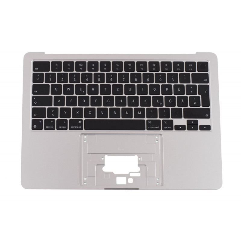 Корпус (лицевая панель и клавиатура) для ноутбуков Apple MacBook Air 13″ M2 A2681 Silver Оригинал, Лицевая панель (Cover-C)