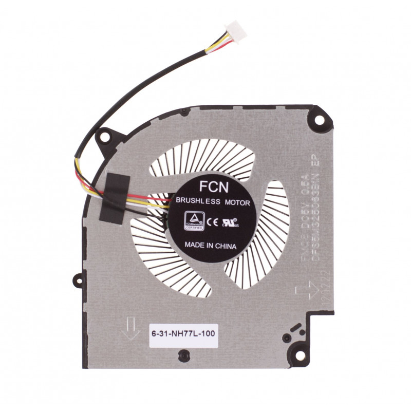Вентилятор (кулер) DFS5M325063B1N для ноутбука GIGABYTE G5 KC, G5 GE, G7 KC, Aorus 5 KB 7 SA Оригинал GPU