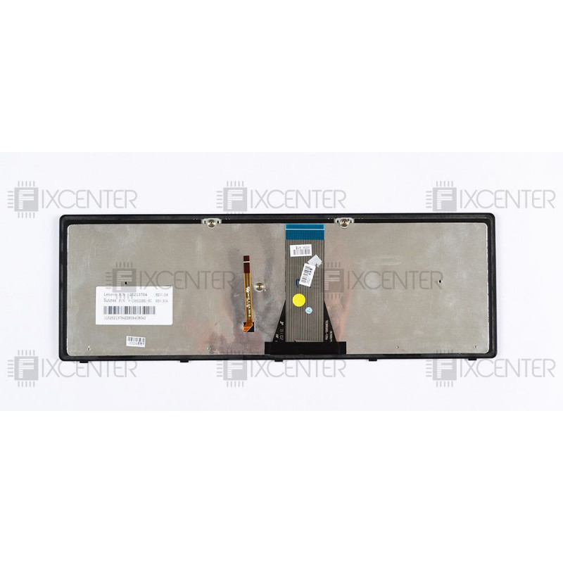 Клавиатура для ноутбука Lenovo G500s, G505s, S510p, Z510 silver с подсветкой