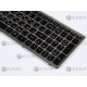 Клавиатура для ноутбука Lenovo G500s, G505s, S510p, Z510 silver с подсветкой