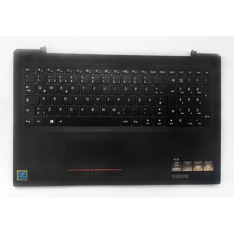 Б/У Корпус (лицевая панель + клавиатура) для ноутбука Lenovo V110-15, V110-15ISK , Лицевая панель (Cover-C)