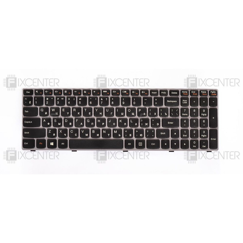 Клавиатура для ноутбука Lenovo IdeaPad Y570 черная