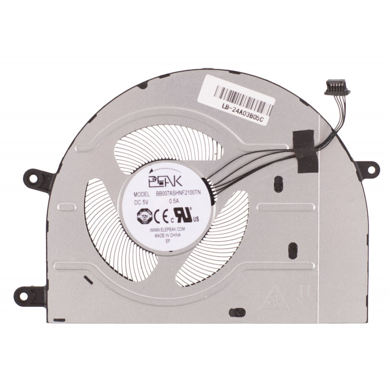 Кулер BB007ASHNF2100TN 5F10S14033 (вентилятор) для ноутбука Lenovo IdeaPad Flex 5 14IAU7, 14ALC7, 14ABR8, Flex 7 14IAU7 CPU Оригинал