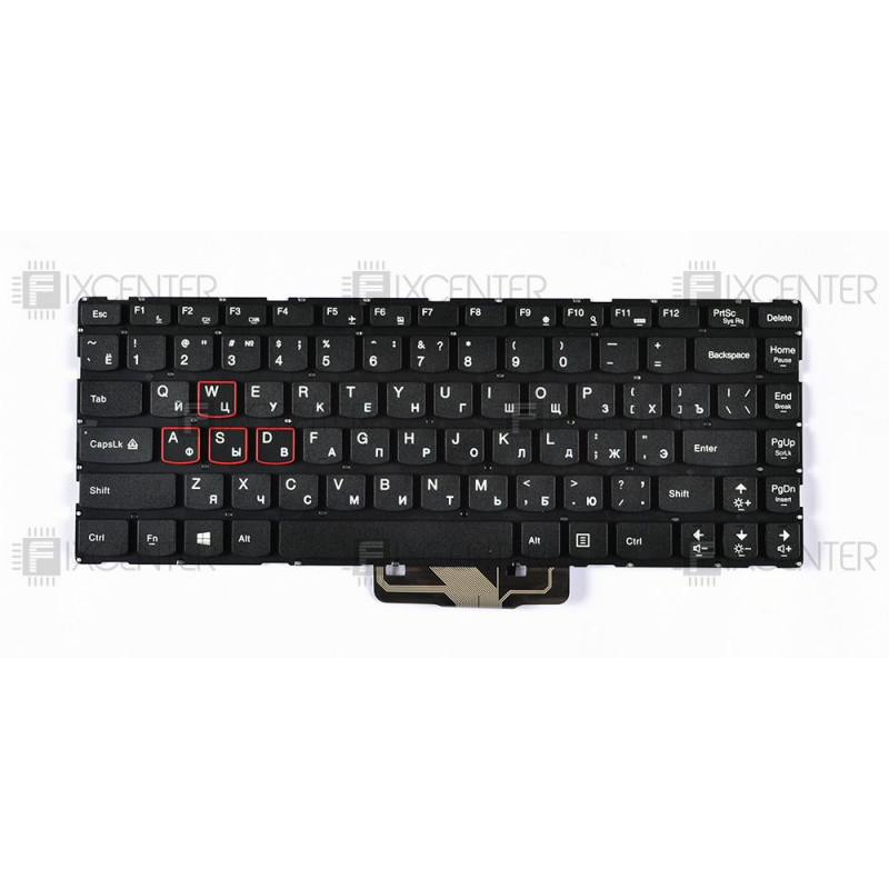 Клавіатура для ноутбука Lenovo Y40-70, Y40-80