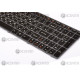 Клавиатура для ноутбука Lenovo M5400, B5400 silver frame