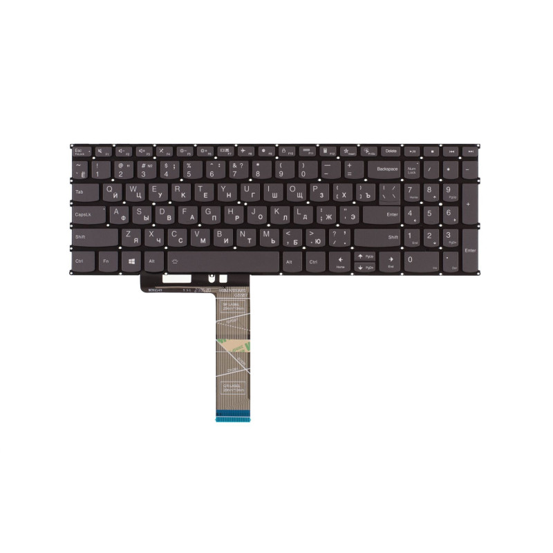 Клавиатура для ноутбука Lenovo IdeaPad 3 15IIL, 3 15ARE05, 5 15ARE05, 3 15IML05, 3 15ITL05, 5 15ITL05, 5 15ALC05, V330-15, 330S-15, S340-15, S540-15 с подсветкой