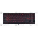 Клавиатура для ноутбука Lenovo Legion Y520-15IKB, Y530-15ICH, Y720-15IKB, R720-15IKB Red подсветка