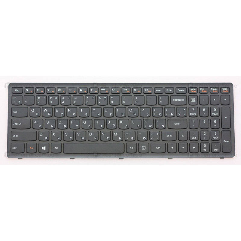 Клавиатура для ноутбука Lenovo G500s, G505s, S510p, Z510 black Оригинал Уценка ver.1