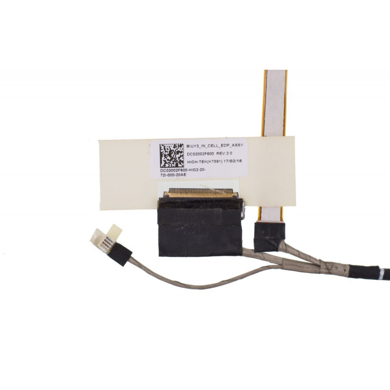 Шлейф матрицы (экрана) DC02002F600 для ноутбука Lenovo YOGA 710-14, 710-14IKB, 710-14ISK, 710-15ISK, 710-15IKB 40pin Touch ZAVA0 вариант 3