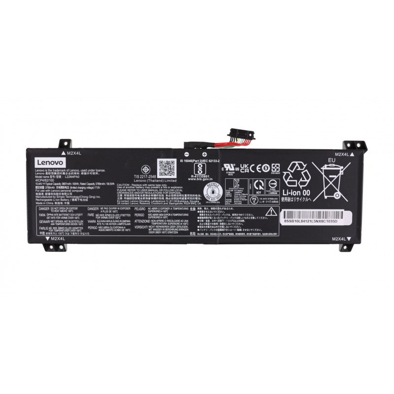 Батарея (акумулятор) L22M4PA0 L22B4PA0 для ноутбуків Lenovo LOQ 15APH8, 16APH8, 15IRH8, 16IRH8, Legion Slim 5 16APH8, 16IRH8 Оригінал 15.44V 60Wh 3887 mAh