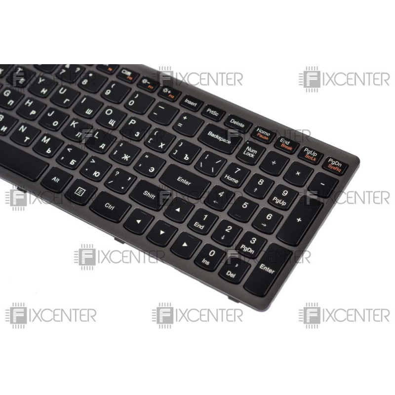 Клавиатура для ноутбука Lenovo G500s, G505s, S510p, Z510 silver