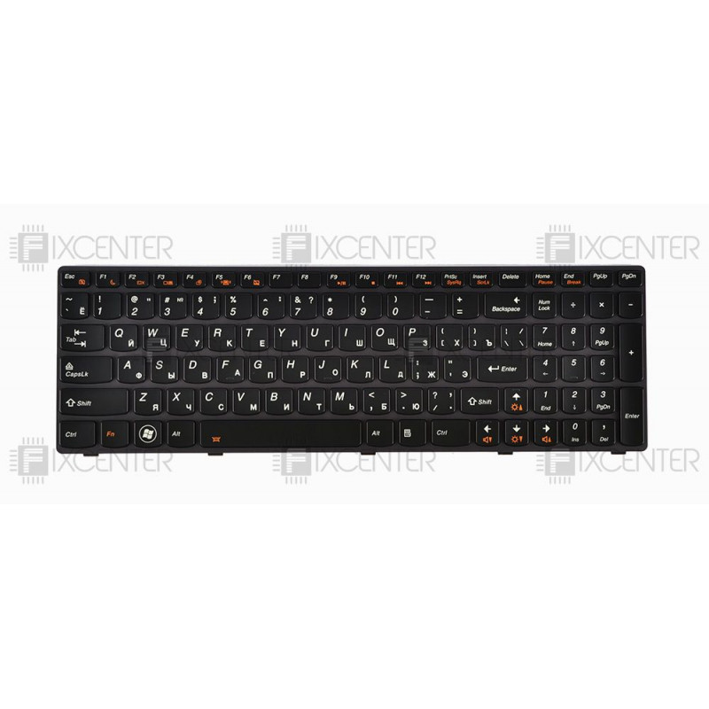 Клавиатура для ноутбука Lenovo Y580 с подсветкой !Уценка!