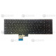 Клавиатура для ноутбука Lenovo IdeaPad Y50-70, Y50-80, Y70-70 с подсветкой (черные торцы кнопок)