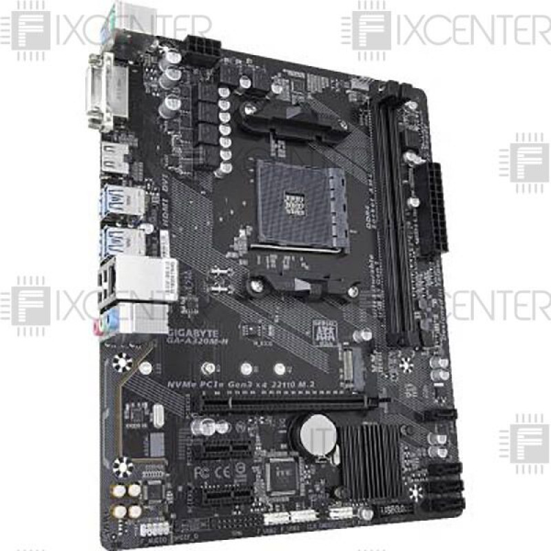 Материнская плата для компьютера GIGABYTE GA-A320M-H, AM4, Micro-ATX