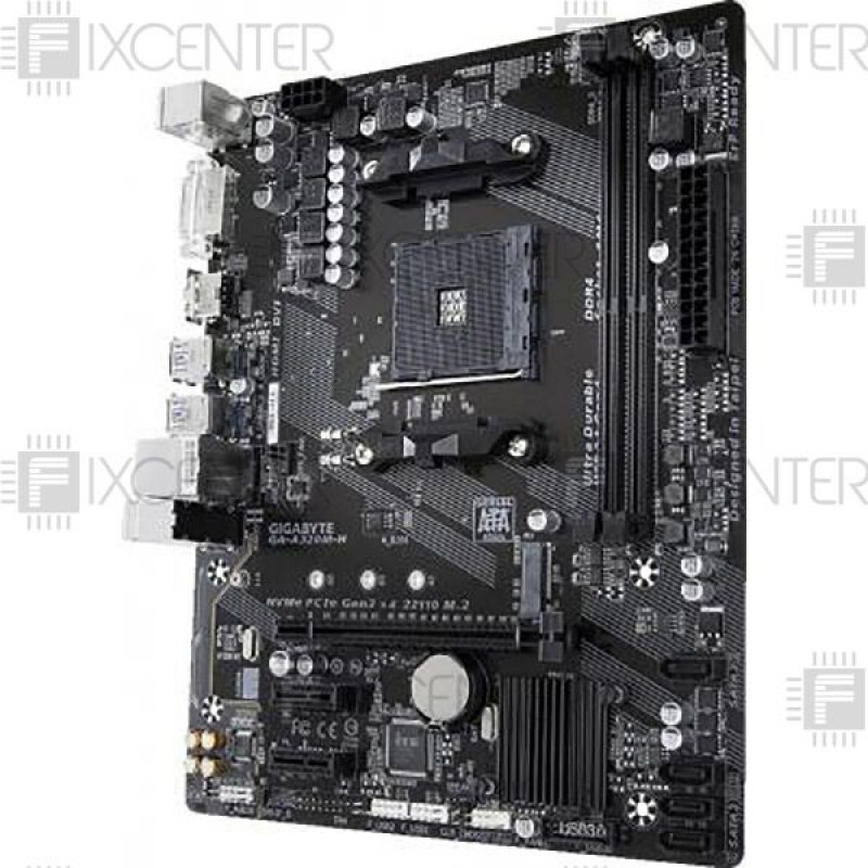 Материнская плата для компьютера GIGABYTE GA-A320M-H, AM4, Micro-ATX