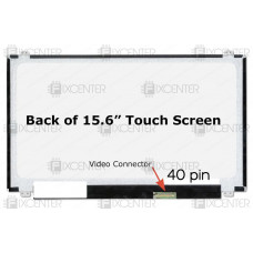 Б/У Матрица (экран) 15.6" матовая (1366x768, 40pin, LED, Slim) HD крепления сверху/снизу B156XTK01.0 (Нет работает тачскрин), 40pin, 15.6", Гленцевое, 1366x768, LED, Slim
