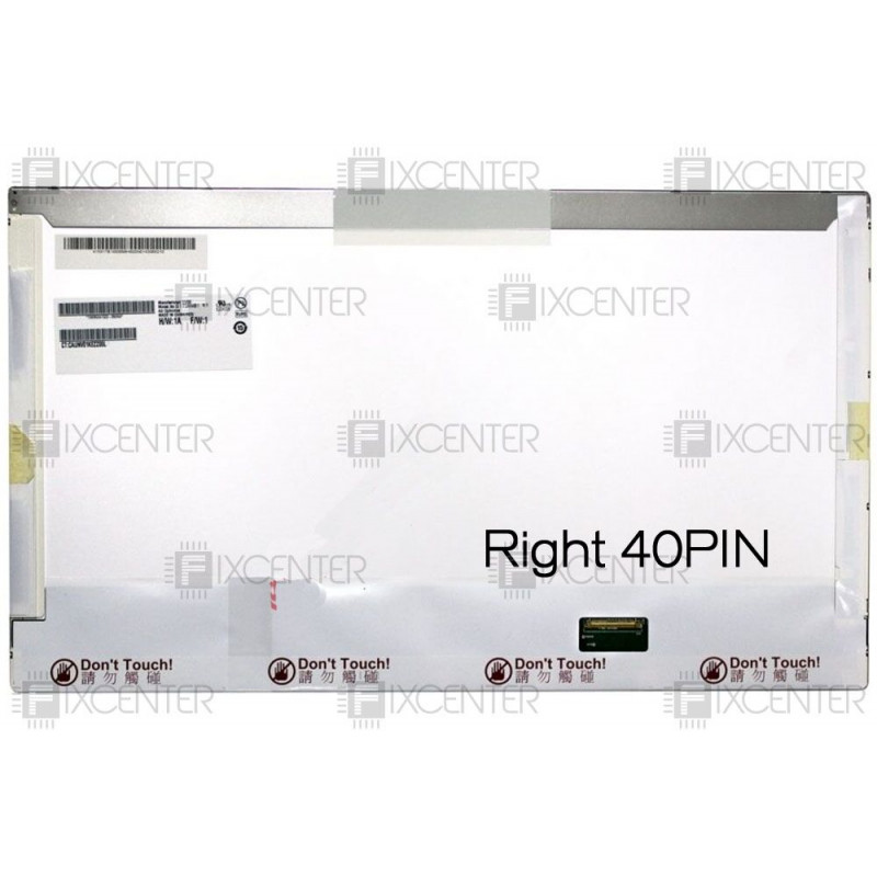 Б/У Матрица (экран) 17.3" матовая (1600x900, 40pin, LED, Standard) B173RW01 V.1, 40pin, 17,3", Матовое, 1600x900, LED, Standart